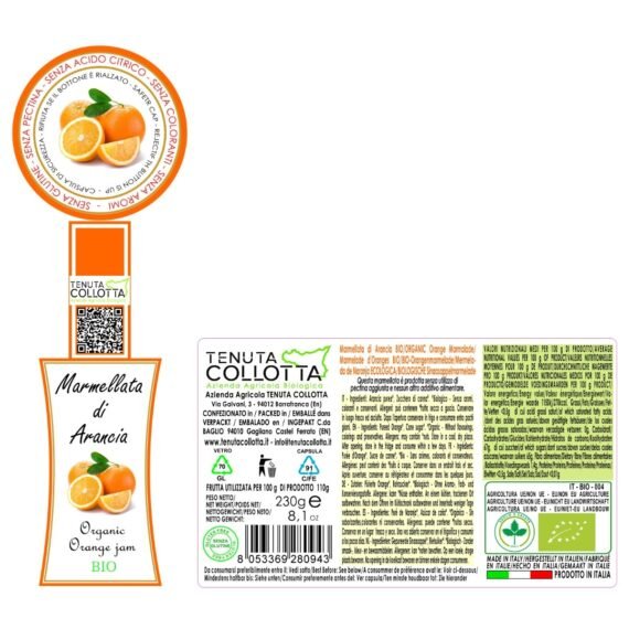Marmellata di arance bionde Bio