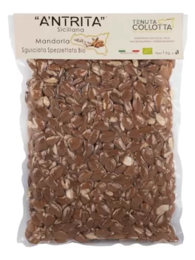 Mandorle bio sgusciate spezzettate